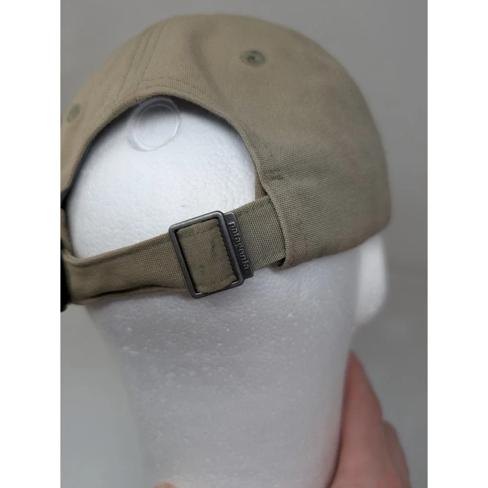 DISTRESSED FADED Patagonia P-6 Label Trad Cap Cotton Canvas Gray SUNFADED‎